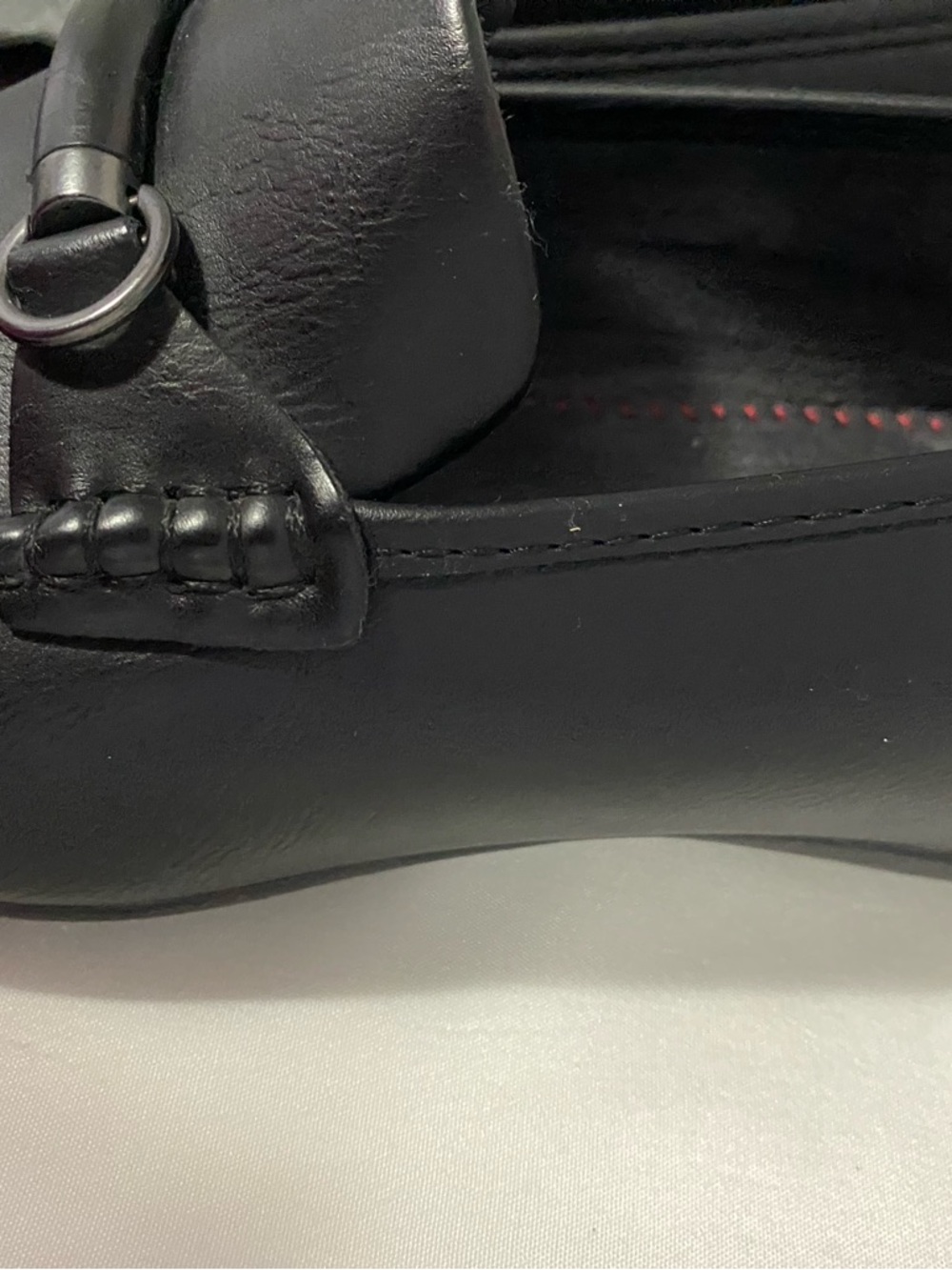Men’s Steve Madden Black Slip On Loafer Size 9M Used Faux Leather - Picture 2 of 9